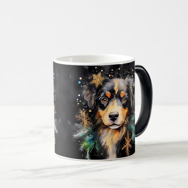 Caneca Mágica Christmas Holiday Wrap (Frente Esquerda)