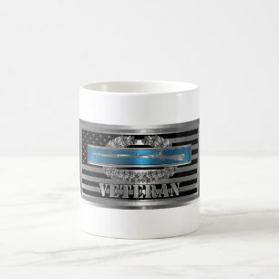 Caneca Mágica CIB Combate Veterano-Combate à Infantryman Crachá