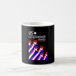 Caneca Mágica Cidadania dos EUA concedida