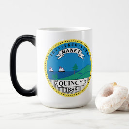 Caneca Mágica Cidade de Quincy Massachusetts