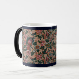 Caneca Mágica Cilindro Floral Vintage 1830s - Algodão impresso