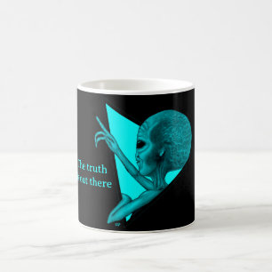 Caneca Mágica Cinza, a verdade está lá fora