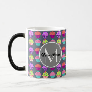 Caneca Mágica Cinzas, Monograma de Nome Personalizado