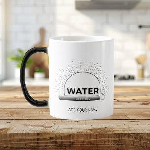 Caneca Mágica Citação de Água do Sol Radiante com Barra de Bom D