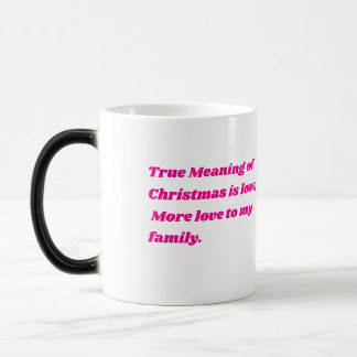 Caneca Mágica Citação de Natal Inspiradora