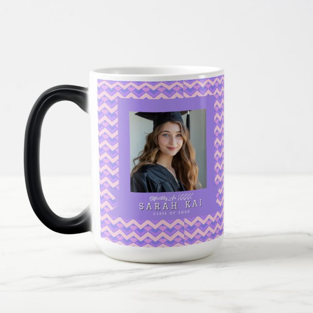 Caneca Mágica Classic Abstract Pattern Graduation Gift (Esquerda)