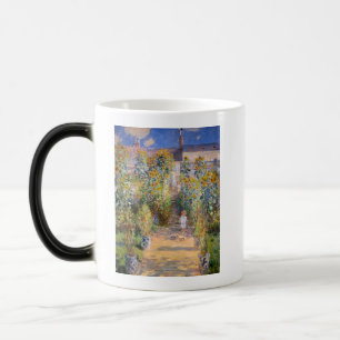Caneca Mágica Claude Monet o jardim do artista em Vétheuil, 1880