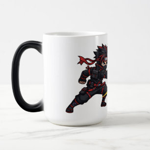Caneca Mágica Claw Strike Ninja vs Monstro Chibi Anime RPG Game