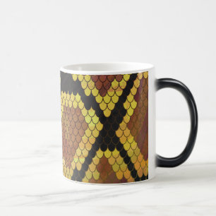 Caneca Mágica Cobra Brown e Impressão Dourado