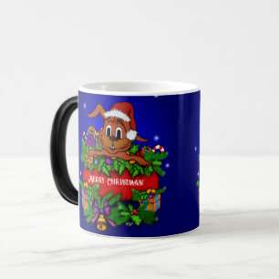 Caneca Mágica Coelho de Natal