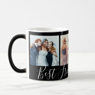 Caneca Mágica Colagem de Fotos dos Melhores Amigos para Sempre