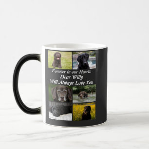 Caneca Mágica Colagem Fotográfica Pet Memorial 6, moderna e pers
