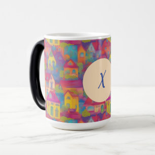 Caneca Mágica Colirgul Personalizado e Casas Felizes Sem Olhos