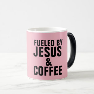 CANECA MÁGICA COMBUSTÍVEL POR JESUS E CAFÉ MUGS