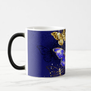 Caneca Mágica Composição com borboletas de fogo