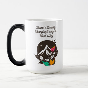 Caneca Mágica Conforto Glamping da Beleza da Natureza Alegria da