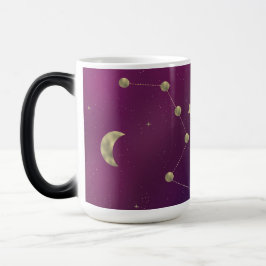 Caneca Mágica Constelação Ombre Galaxy Roxo Estrelas Falso Doura