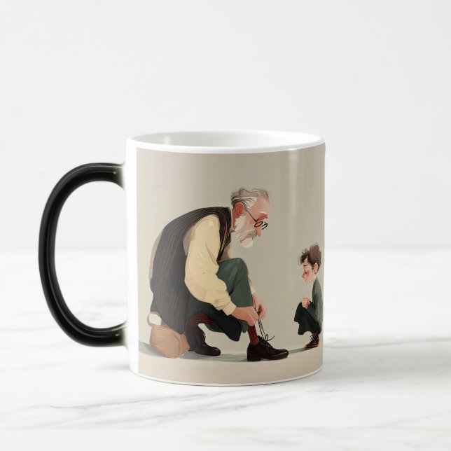 Caneca Mágica Construído Pelo Amor. Guiado Pelo Pai (Esquerda)