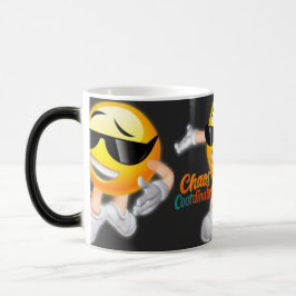 Caneca Mágica Coordenador do Caos Engraçado Mug - Rindo de Emoji