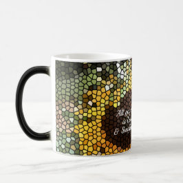 Caneca Mágica Copo Girassol 