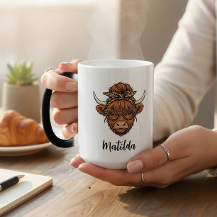 Caneca Mágica Coque sujo de vaca das Terras Altas personalizado
