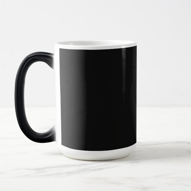 Caneca Mágica Cor preto Onyx profissional | Elegante Clássico (Esquerda)