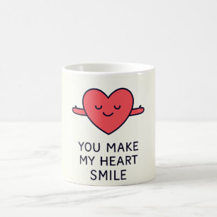 Caneca Mágica Coração Sorria Magia Mug