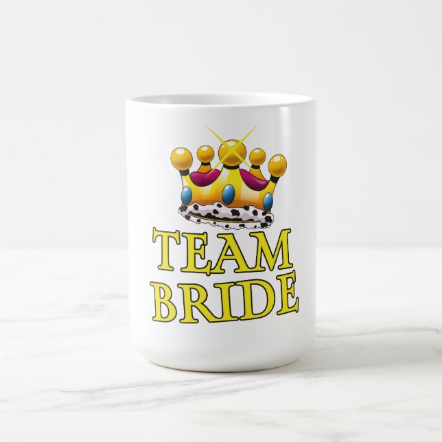 Caneca Mágica Coroa de casamento da Equipe da Noiva (Center)