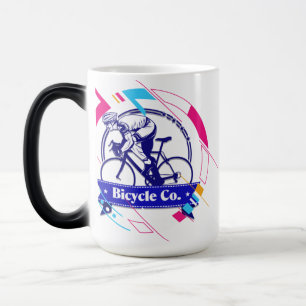 Caneca Mágica Corredor de Bicicleta Retro