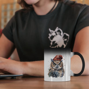 Caneca Mágica Coruja Invernal Encantada