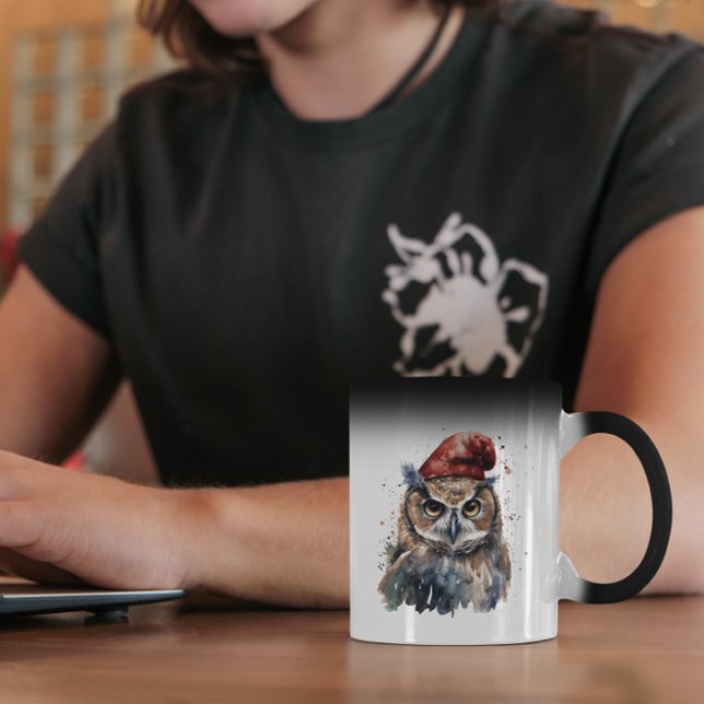 Caneca Mágica Coruja Invernal Encantada (Criador carregado)