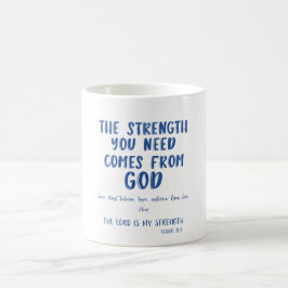 Caneca Mágica Cotação de mensagem inspiracional e verso de Bíbli