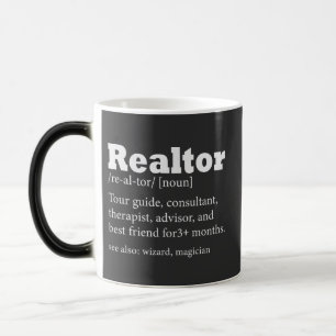 Caneca Mágica Cotação Funny do Agente Imobiliário Realtor