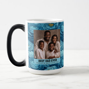 Caneca Mágica Cottagecore Ranunculus Pai Foto Café Gelado