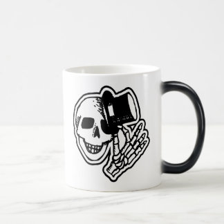 Caneca Mágica Crânio com chapéu alto