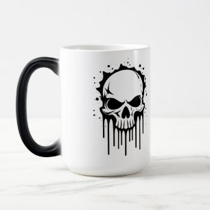 Caneca Mágica Crânio Pingando