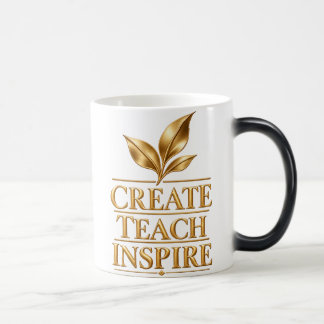 Caneca Mágica Criar Ensinar Inspirar - Presente para Professores