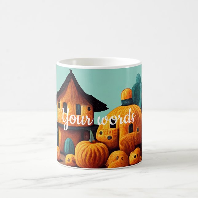 Caneca Mágica Crie a sua própria aldeia de abóbora (Centro)