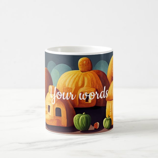 Caneca Mágica Crie a sua própria aldeia de abóbora (Centro)