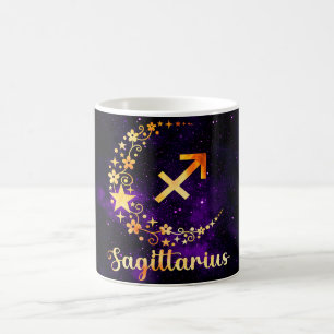 Caneca Mágica Crie a sua própria astrologia Zodiac Sagitário