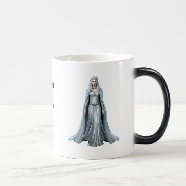 Caneca Mágica Crie a sua própria bruxa branca (Direita)