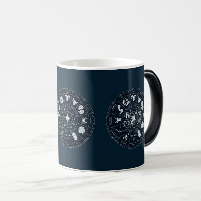 Caneca Mágica Crie a sua própria roda bodiaca (Frente Esquerda)