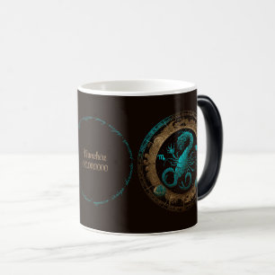 Caneca Mágica Crie O Seu Escorpião Celestial Zodiac