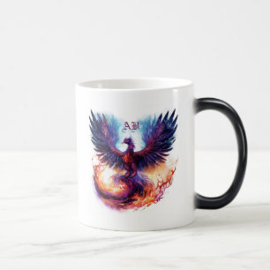 Caneca Mágica Crie o seu pássaro de fênix mítico