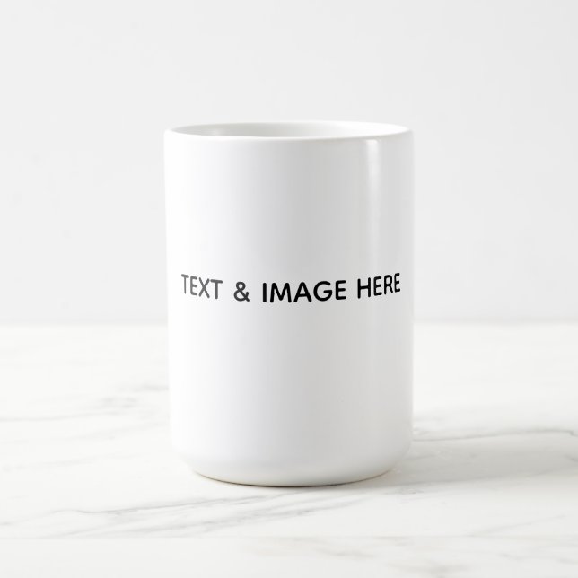 Caneca Mágica Crie o seu próprio branco (Center)
