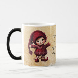 Caneca Mágica Crie Seu Próprio Abraço de Gnomo de Natal Vintage