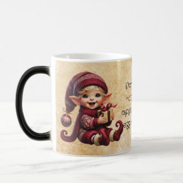 Caneca Mágica Crie Seu Próprio Adorável Gnomo de Natal Vintage