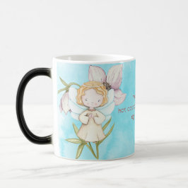 Caneca Mágica Crie Seu Próprio Anjo de Natal em Aquarela