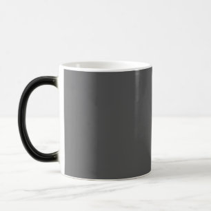 Caneca Mágica Crie seu próprio design personalizado cinza escuro