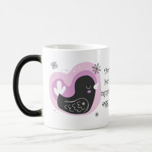 Caneca Mágica Crie Seu Próprio Galo Francês de Natal Retrô
